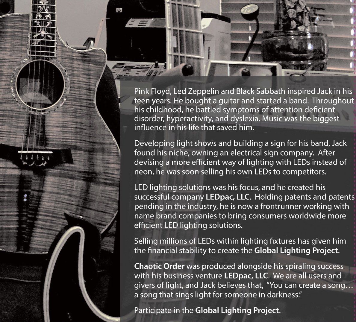 Primary artist of Chaotic Order Jack Dubord